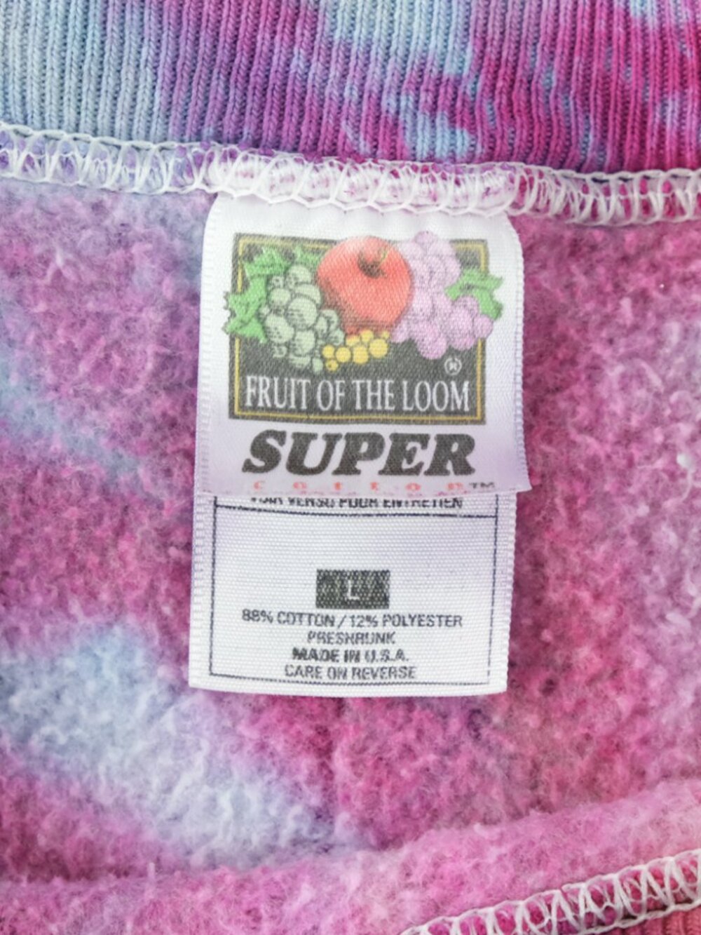 Vintage Fruit Of The Loom Sweater Adult XL Gray Sweatshirt Mahi Mahi VA Beach - Picture 4 of 6